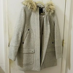 J.crew stadium cloth Heather grey cost size 12